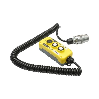 Telecomando industriale con 3 comandi, cavo a spirale e spina a 7 poli Breckner Germany - immagine 2