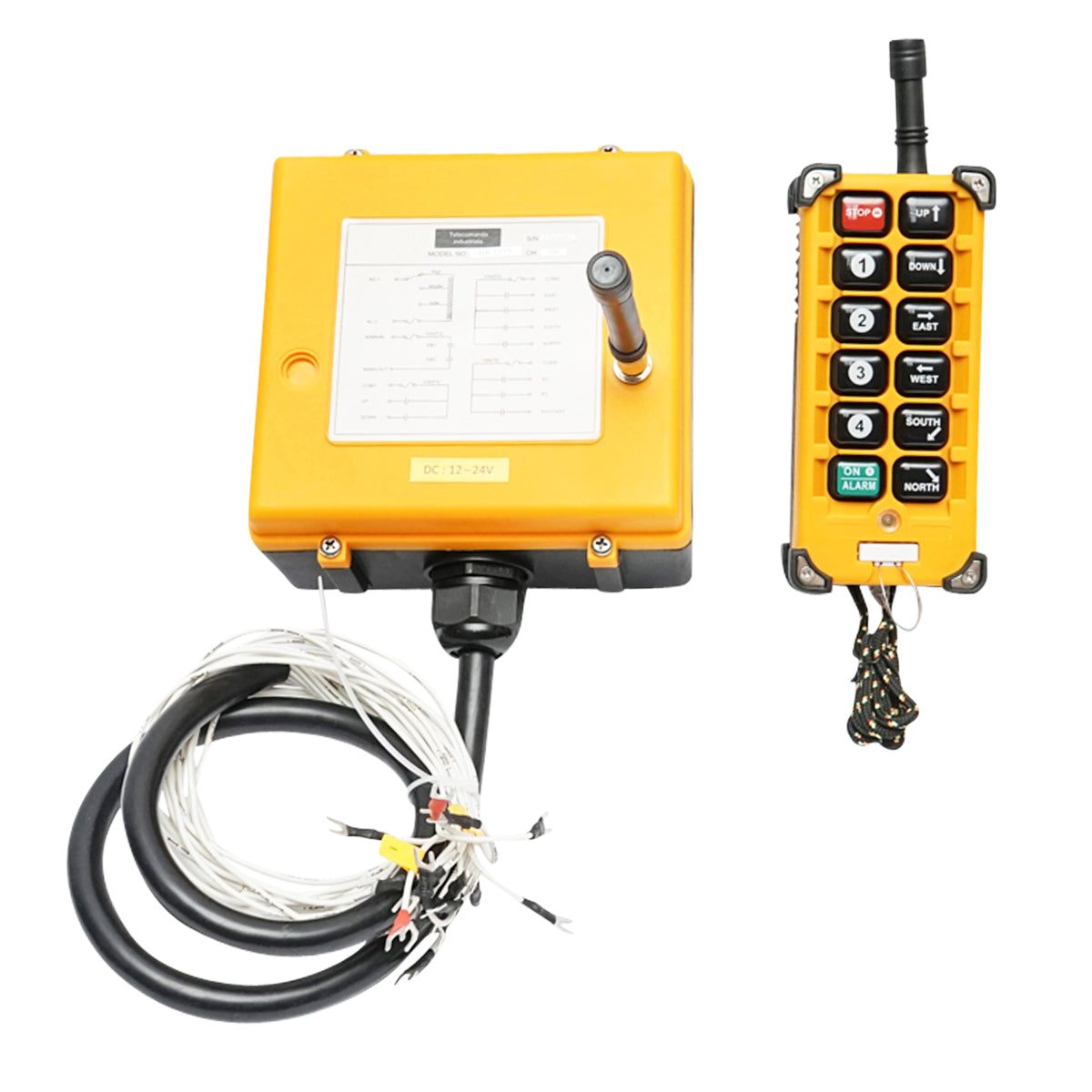 Telecomando wireless industriale con 8 comandi DC 12V/24V e protezione dall'acqua Breckner Germany - immagine 2