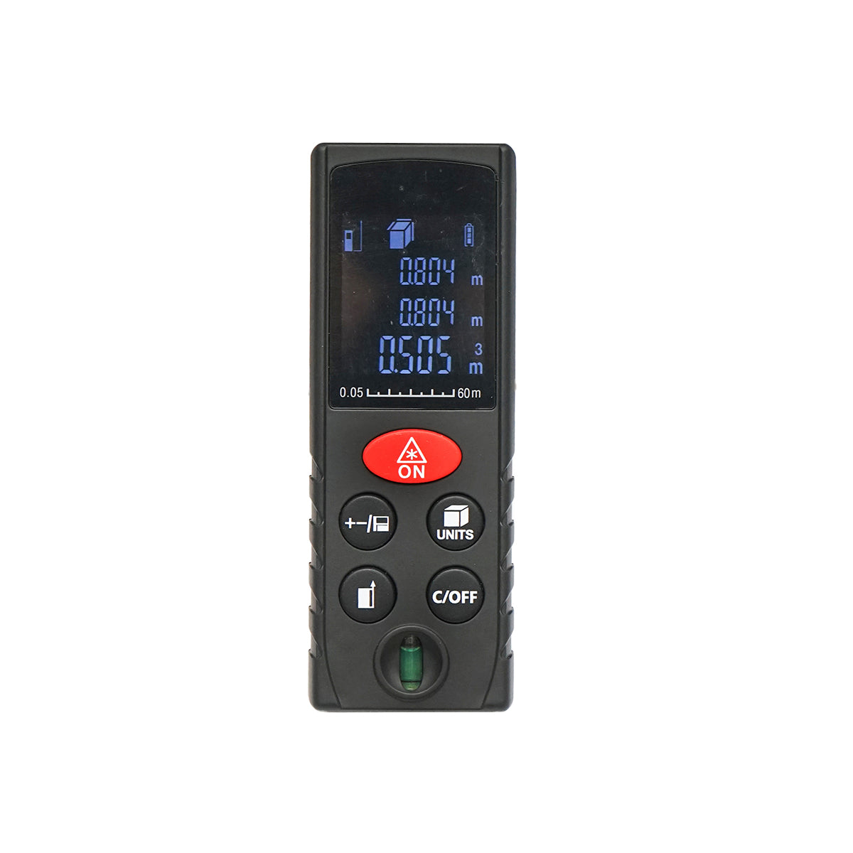 Telemetro laser AND60 con bolla, tolleranza 2 mm, campo di misura 0,05-60 m - immagine 2