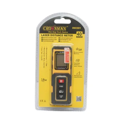 Telemetro laser digitale professionale Crownman 0,03-40 m - immagine 2