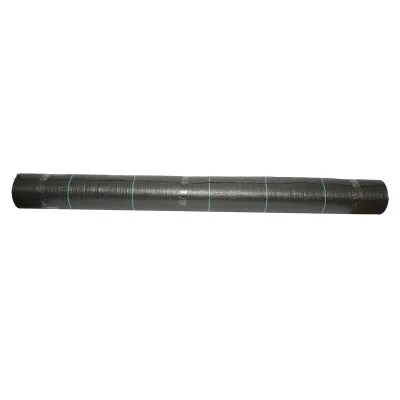 Telo Rete Pacciamatura Anti-Erbacce, 1,5x100m, 100gr/m², Nero, Permeabile, PP, Resistente UV per Giardino, Prato, Aiuole, Alberi e Arbusti - immagine 3
