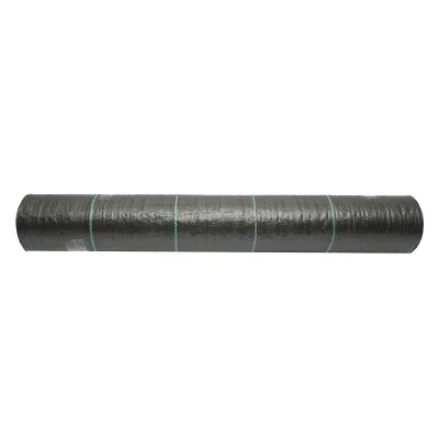 Telo Rete Pacciamatura Anti-Erbacce, 1x100m, 100gr/m², Nero, Permeabile, PP, Resistente UV - immagine 3