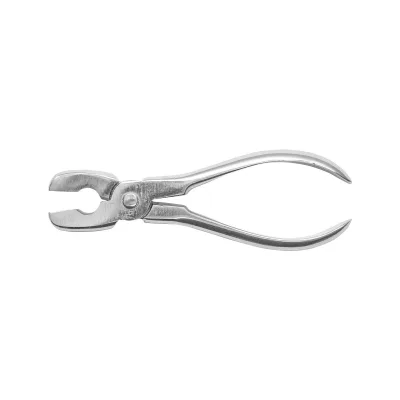 Tenaglia Acciaio Inox per applicare gli anelli nasali in fil di ferro per suini Breckner Germany