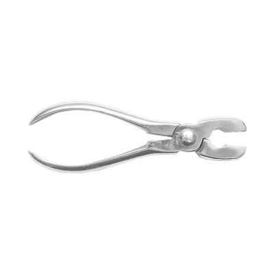 Tenaglia Acciaio Inox per applicare gli anelli nasali in fil di ferro per suini Breckner Germany - immagine 2