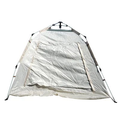 Tenda da campeggio automatica a montaggio rapido per 2 persone, 2 porte, apertura su 4 lati, zanzariera, impermeabile, 240x240x155 cm - immagine 3