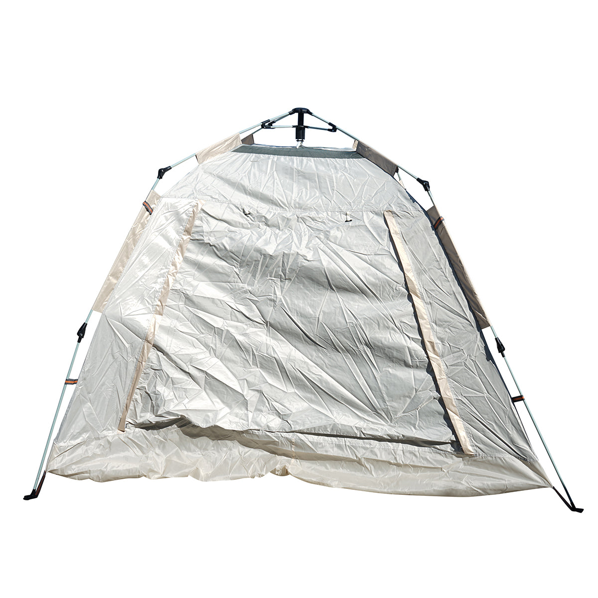 Tenda da campeggio automatica a montaggio rapido per 2 persone, 2 porte, apertura su 4 lati, zanzariera, impermeabile, 240x240x155 cm - immagine 3