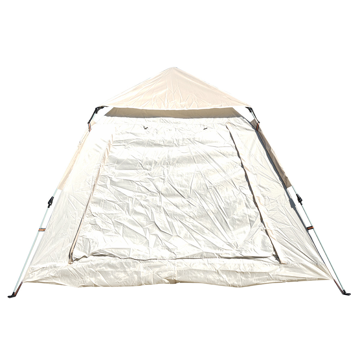 Tenda da campeggio automatica a montaggio rapido per 2 persone, 2 porte, apertura su 4 lati, zanzariera, impermeabile, 240x240x155 cm - immagine 4
