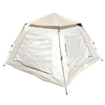 Tenda da campeggio automatica a montaggio rapido per 2 persone, 2 porte, apertura su 4 lati, zanzariera, impermeabile, 240x240x155 cm