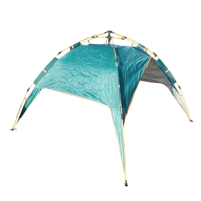 Tenda da campeggio per 2 persone, pieghevole automatica pop-up, impermeabile con protezione UV e zanzariera, 210x210x145 cm - immagine 3