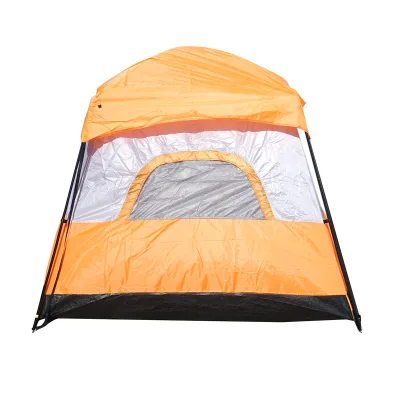 Tenda da campeggio per 2-4 persone con veranda, impermeabile, con protezione UV e zanzariera, 330x210x180 cm - immagine 4