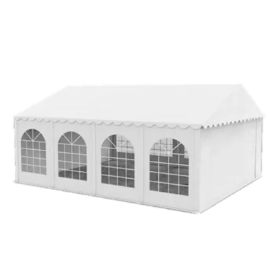 Tenda eventi in PVC con larghezza di 3 m e lunghezza di 4 m, struttura in acciaio zincato. - immagine 4