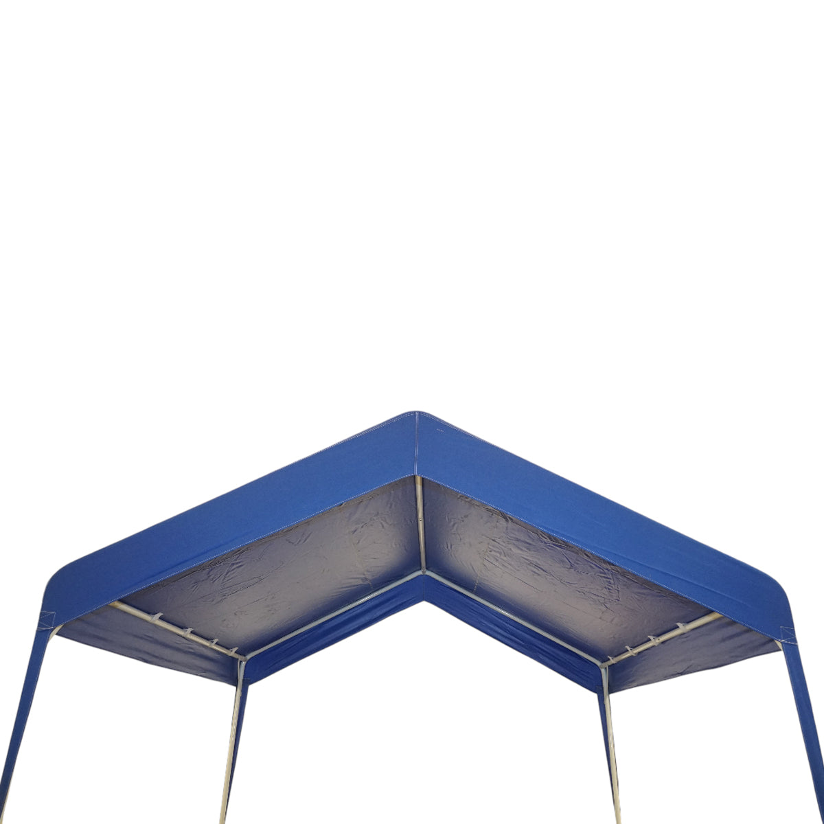 Tenda evento padiglione da giardino 3x3m blu, tetto impermeabile in 2 acque, struttura in acciaio zincato Breckner Germany - immagine 5