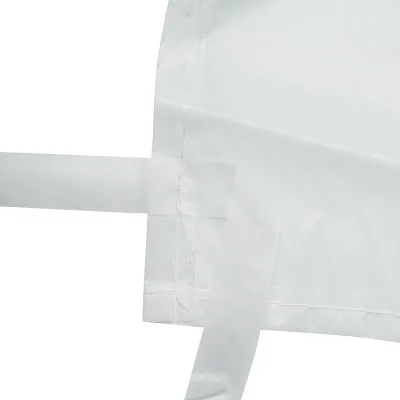 Tenda laterale bianca 9m per gazebo - immagine 5
