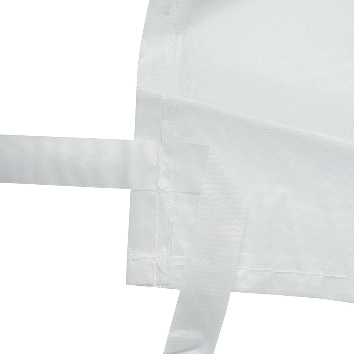 Tenda laterale bianca 9m per gazebo - immagine 5