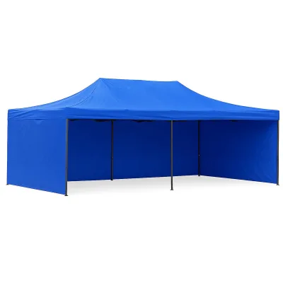 Tenda laterale blu 12m per gazebo