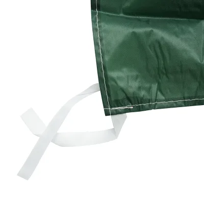 Tenda laterale verde 9m per gazebo - immagine 4
