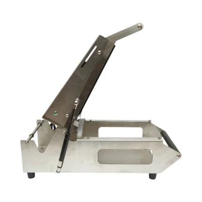 Termosigillatrice manuale per vaschette alimentari  Sigillatrice per vaschette alimentari in acciaio inossidabile-macchina semiautomatica per la sigillatura a caldo di vaschette - immagine 4