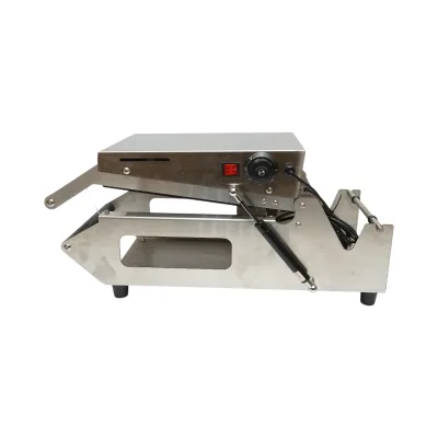 Termosigillatrice manuale per vaschette alimentari  Sigillatrice per vaschette alimentari in acciaio inossidabile-macchina semiautomatica per la sigillatura a caldo di vaschette - immagine 2