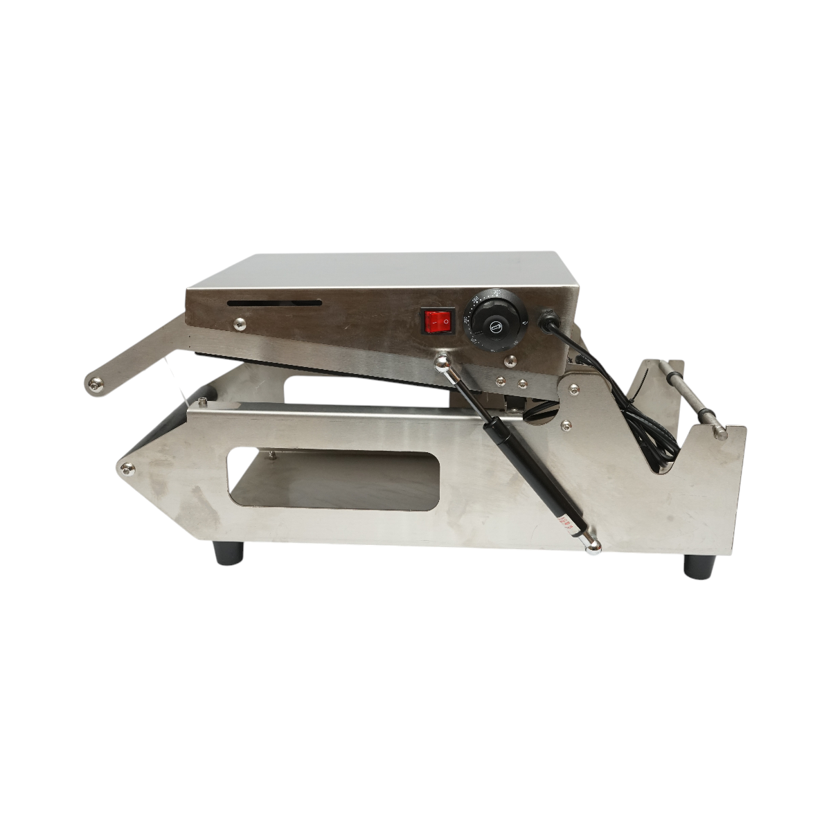 Termosigillatrice manuale per vaschette alimentari  Sigillatrice per vaschette alimentari in acciaio inossidabile-macchina semiautomatica per la sigillatura a caldo di vaschette - immagine 2