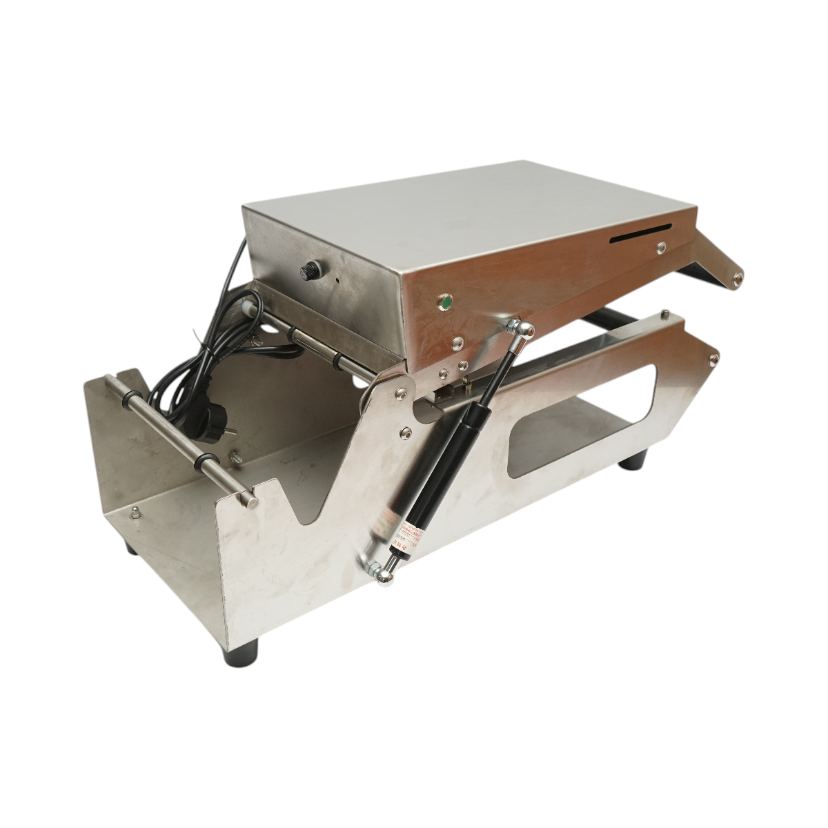 Termosigillatrice manuale per vaschette alimentari  Sigillatrice per vaschette alimentari in acciaio inossidabile-macchina semiautomatica per la sigillatura a caldo di vaschette - immagine 5