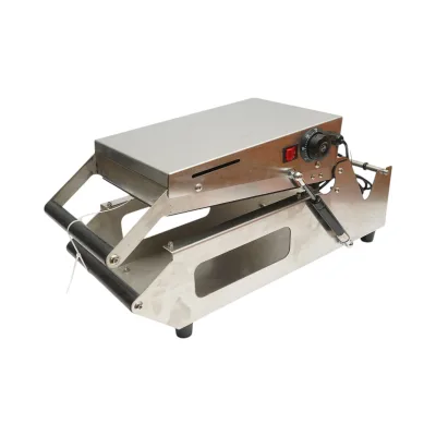 Termosigillatrice manuale per vaschette alimentari  Sigillatrice per vaschette alimentari in acciaio inossidabile-macchina semiautomatica per la sigillatura a caldo di vaschette - immagine 3