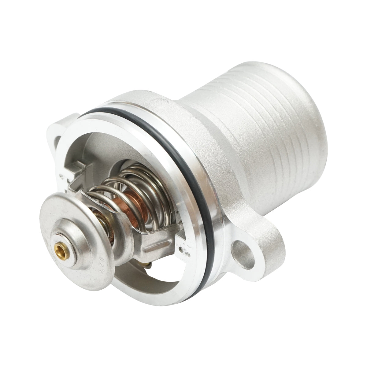 Termostato per JCB, Perkins, Massey Ferguson codice OEM 4225430M1, 2485C041, 2485C041P, 4133L501, 4133L507, 02-202474 - immagine 4