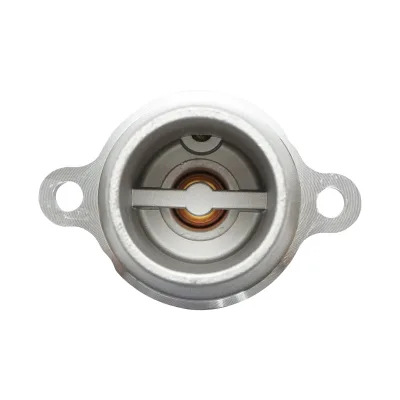 Termostato per JCB, Perkins, Massey Ferguson codice OEM 4225430M1, 2485C041, 2485C041P, 4133L501, 4133L507, 02-202474 - immagine 2