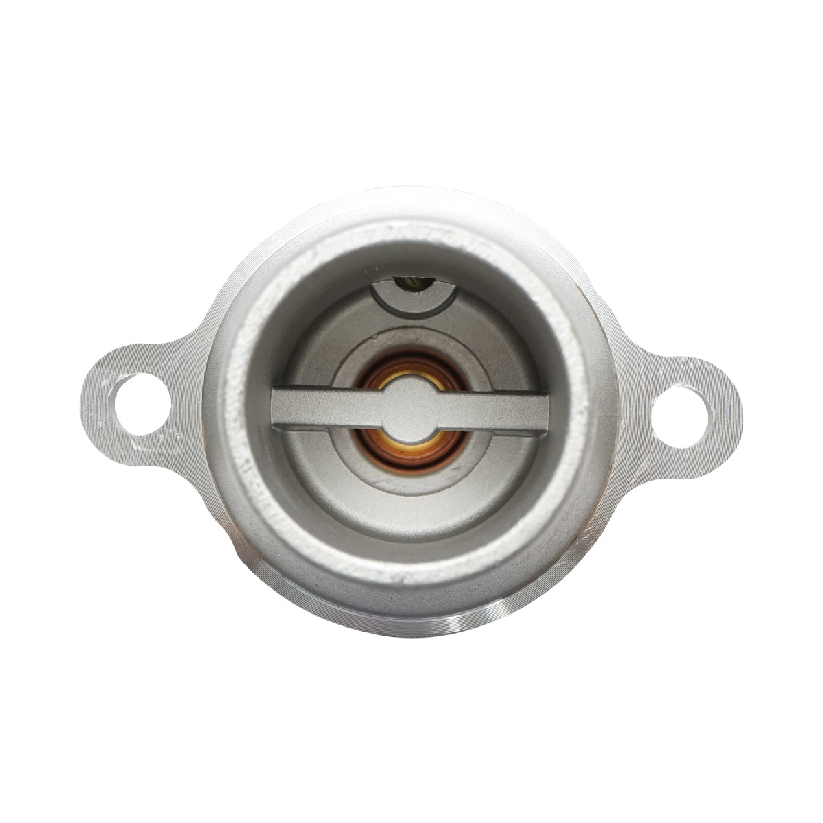 Termostato per JCB, Perkins, Massey Ferguson codice OEM 4225430M1, 2485C041, 2485C041P, 4133L501, 4133L507, 02-202474 - immagine 2