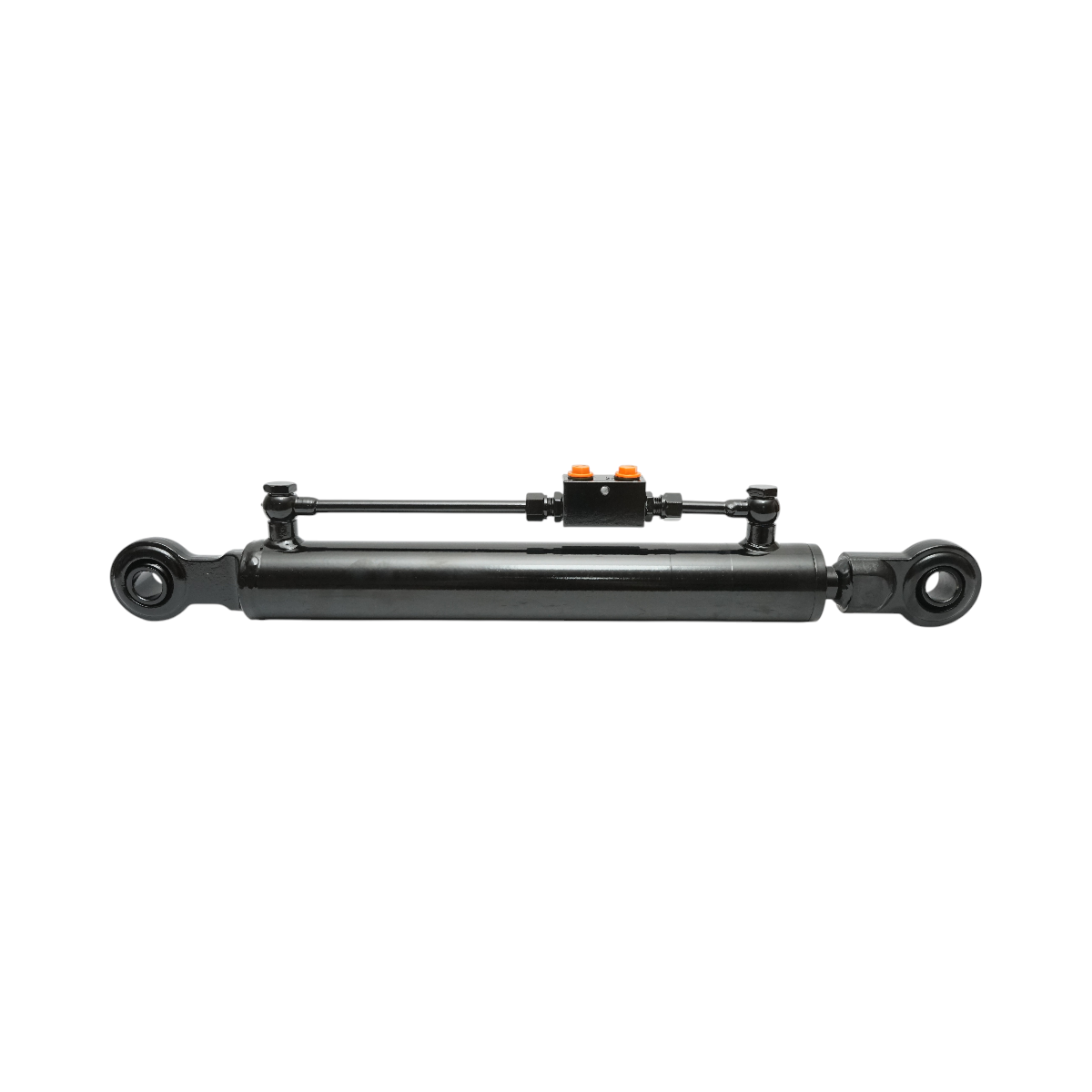 Terzo punto centrale regolabile idraulico, categoria 2–2, lunghezza chiusa 680 mm, corsa 360 mm.