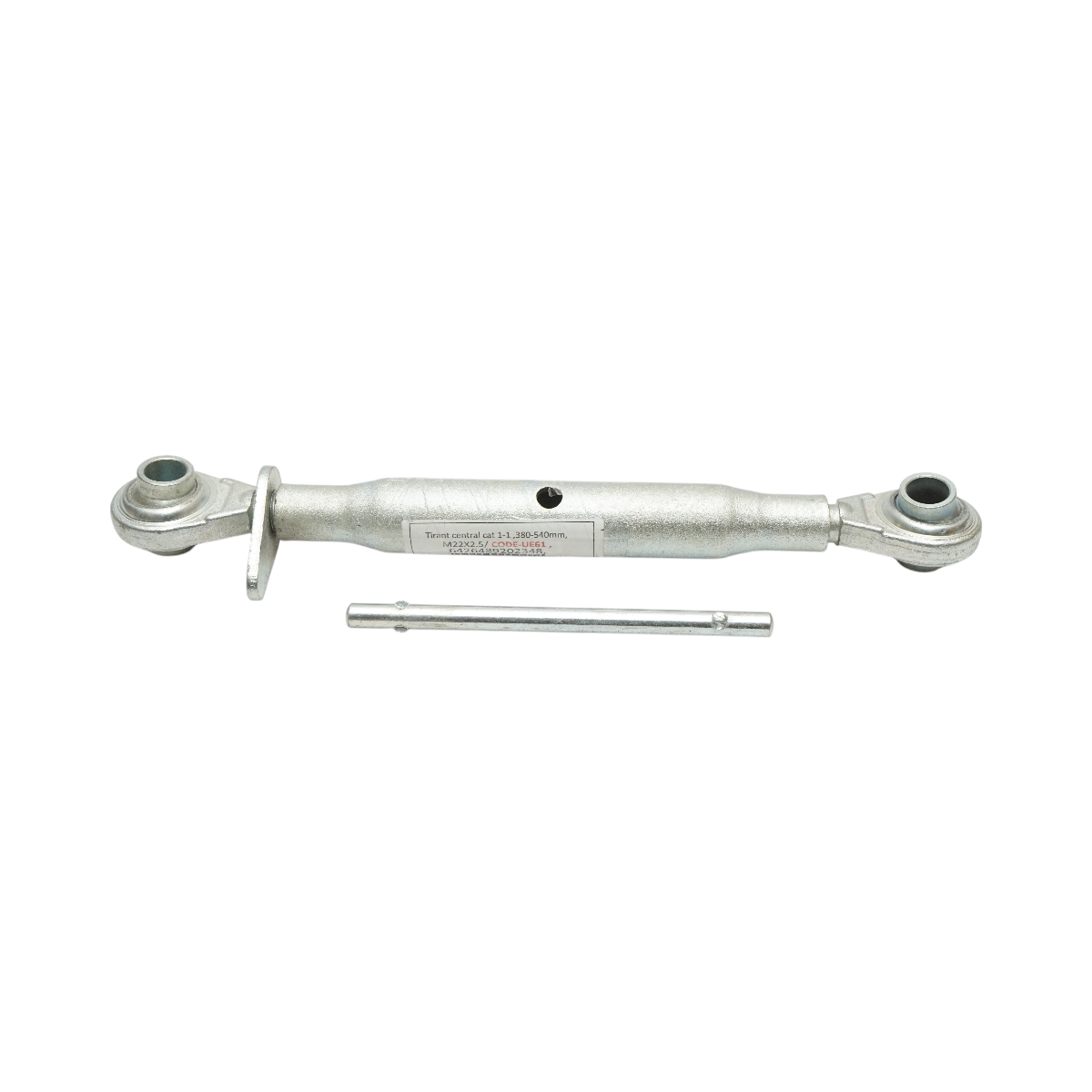 Terzo punto meccanico regolabile – 380–540 mm Categoria attacco: 1–1
