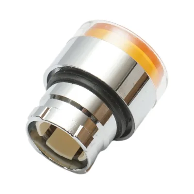 Testa del pulsante di comando illuminata gialla Ø 22mm LAY5 Breckner Germany - immagine 3