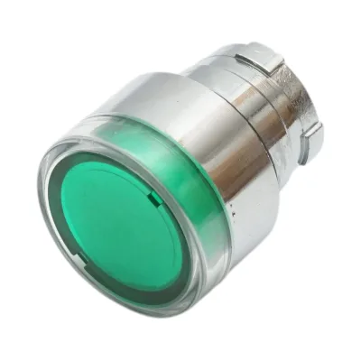 Testa del pulsante di comando illuminato verde Ø 22mm LAY5 Breckner Germany - immagine 2