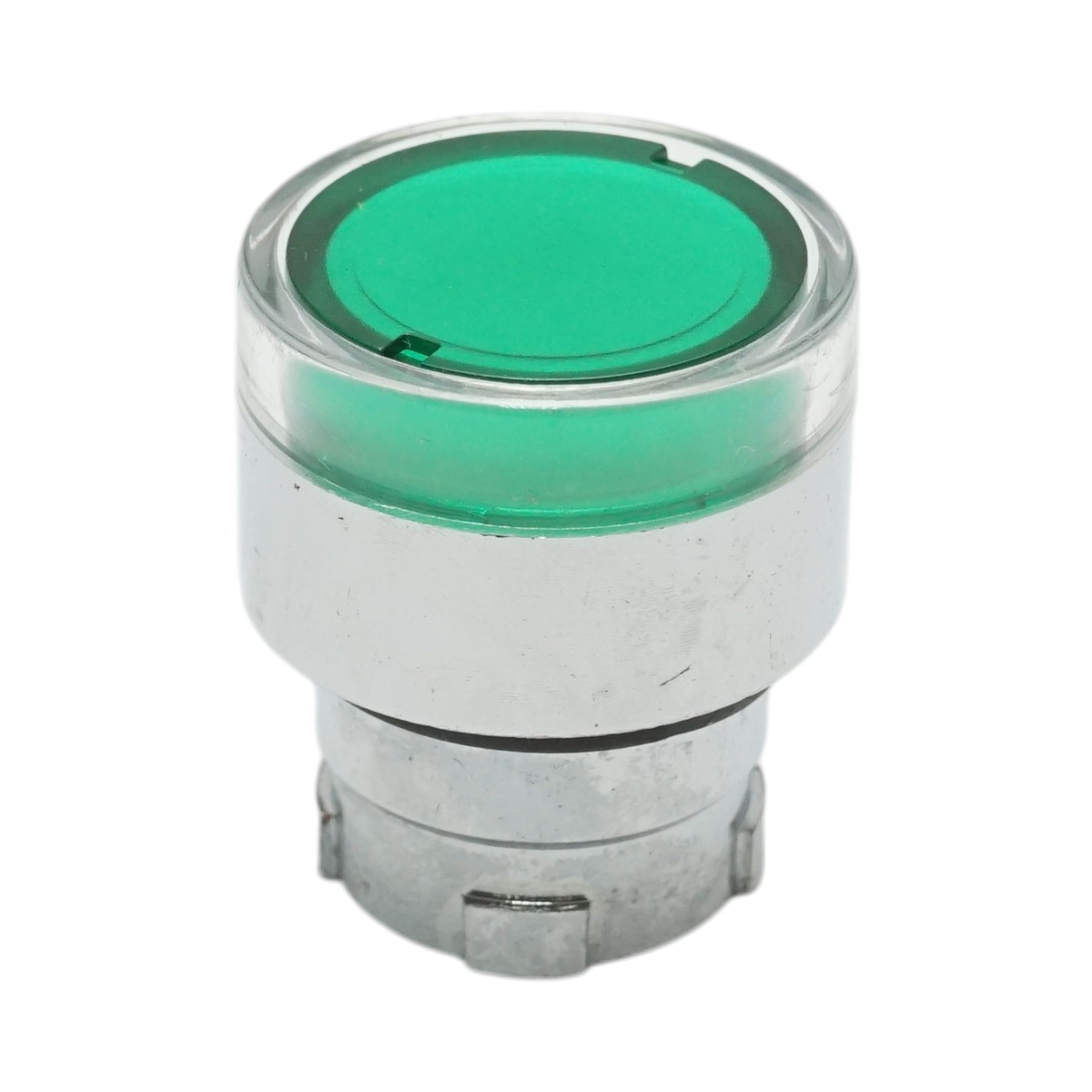 Testa del pulsante di comando illuminato verde Ø 22mm LAY5 Breckner Germany