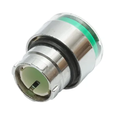 Testa del pulsante di comando illuminato verde Ø 22mm LAY5 Breckner Germany - immagine 3