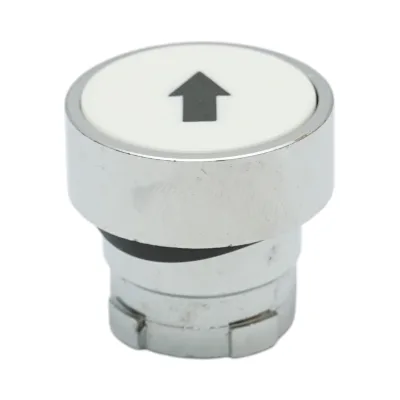 Testa del pulsante di controllo bianca freccia verso l'alto Ø 22mm LAY5 Breckner Germany