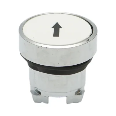 Testa del pulsante di controllo bianca freccia verso l'alto Ø 22mm ZBE Breckner Germany
