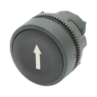 Testa del pulsante di controllo nera, freccia verso il basso Ø 22mm ZBE Breckner Germany - immagine 2