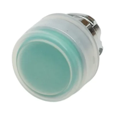 Testa del pulsante di controllo verde con cappuccio protettivo Ø 22mm ZBE Breckner Germany - immagine 2