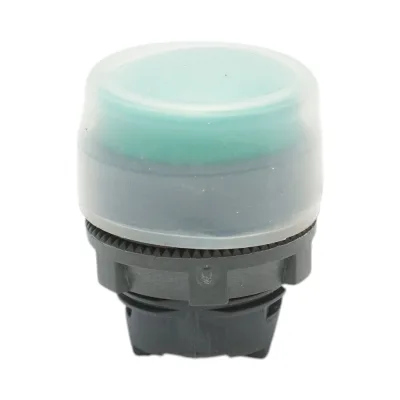 Testa del pulsante di controllo verde con cappuccio protettivo Ø 22mm ZBE Breckner Germany