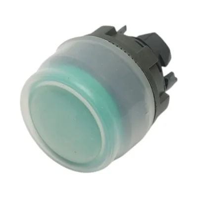 Testa del pulsante di controllo verde con cappuccio protettivo Ø 22mm ZBE Breckner Germany - immagine 2