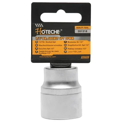 Testa della chiave a bussola da 27 mm per cricchetto da 1/2" Hoteche
