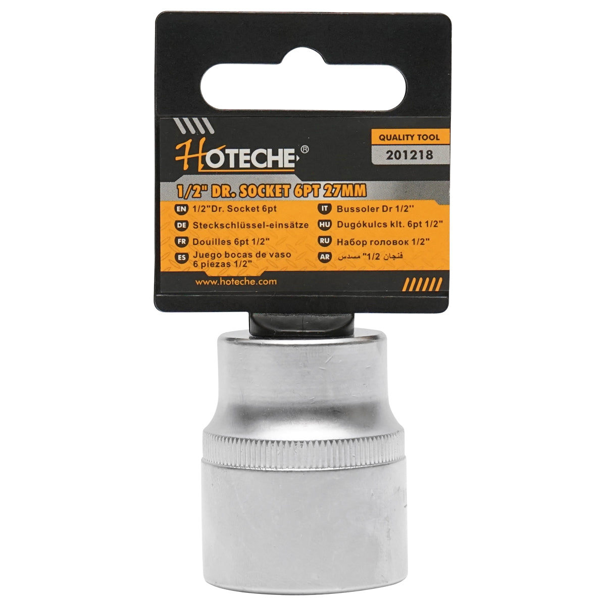 Testa della chiave a bussola da 27 mm per cricchetto da 1/2" Hoteche
