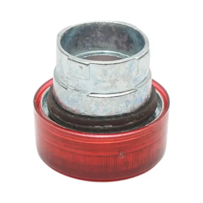 Testa indicatore luminosa rossa Ø 22mm LAY5 Breckner Germany - immagine 5