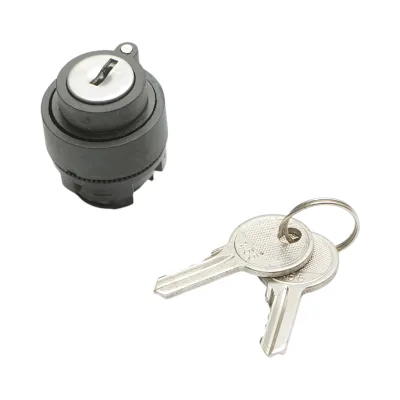 Testa manopola selettore a 2 posizioni, ritorno chiave Ø 22mm LAY5 Breckner Germany - immagine 2