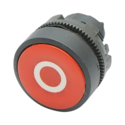 Testa pulsante di arresto rosso Ø 22mm ZBE Breckner Germany - immagine 2