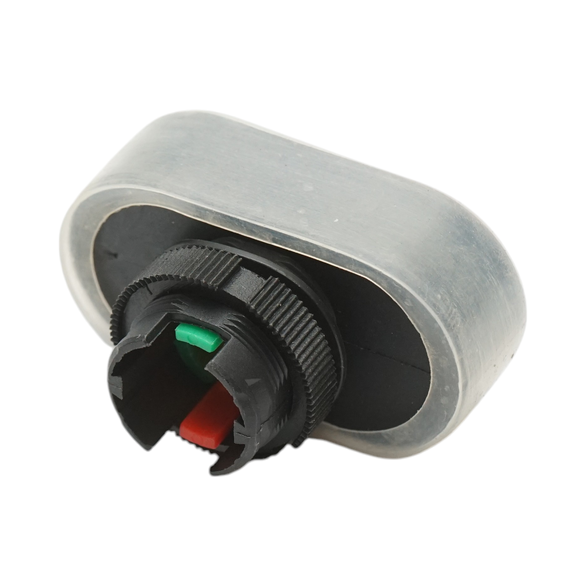 Testa pulsante di comando doppio rosso-verde con cappuccio protettivo Ø 22mm LAY5 Breckner Germany - immagine 3