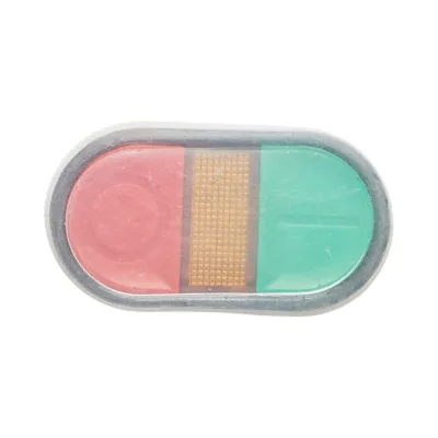 Testa pulsante di comando doppio rosso-verde con cappuccio protettivo Ø 22mm LAY5 Breckner Germany - immagine 4