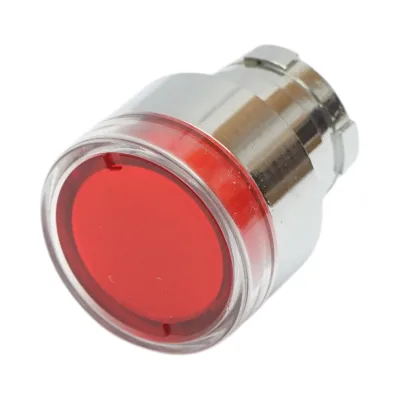 Testa pulsante di comando illuminata rossa Ø 22mm LAY5 Breckner Germany - immagine 2