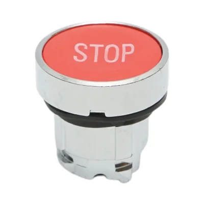 Testa pulsante di comando STOP rosso Ø 22mm ZBE Breckner Germany