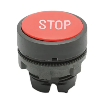 Testa pulsante di comando STOP rosso Ø 22mm ZBE Breckner Germany